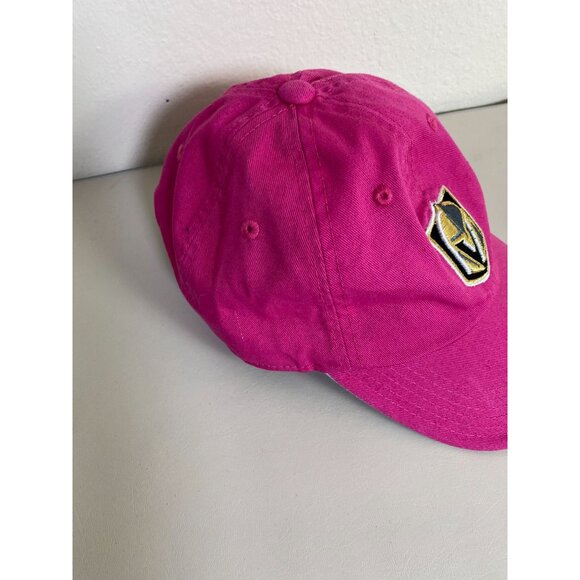 NHL Girls Fuchsia Pink Las Vegas Knights Hockey Baseball Cap Embroidered Logo - Picture 8 of 12